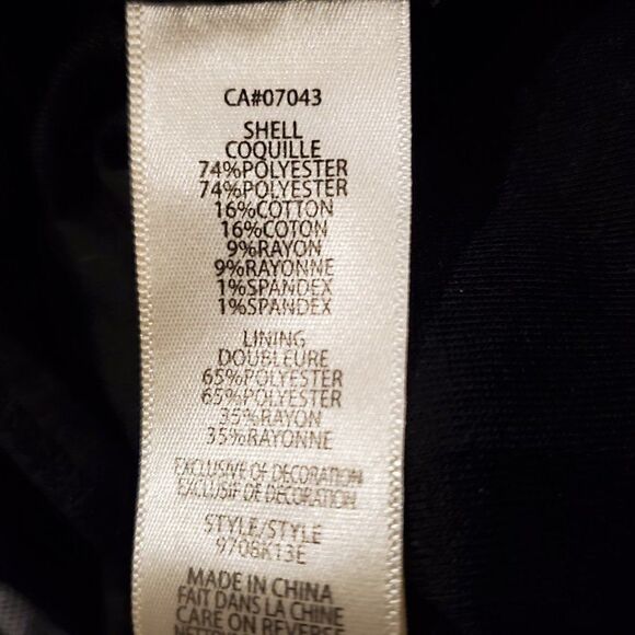 Max studio black ivory tweed mini skirt M NWT - Picture 6 of 7